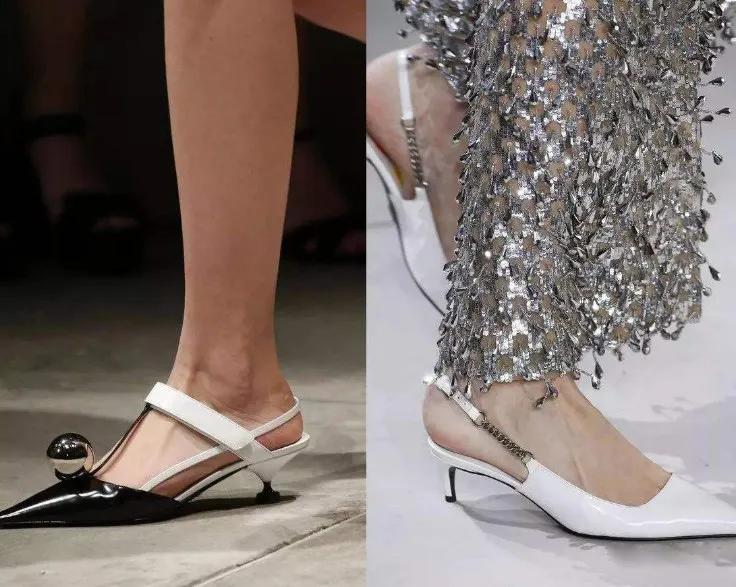 精致女人尖头气质鞋,高雅有女人味的猫跟鞋