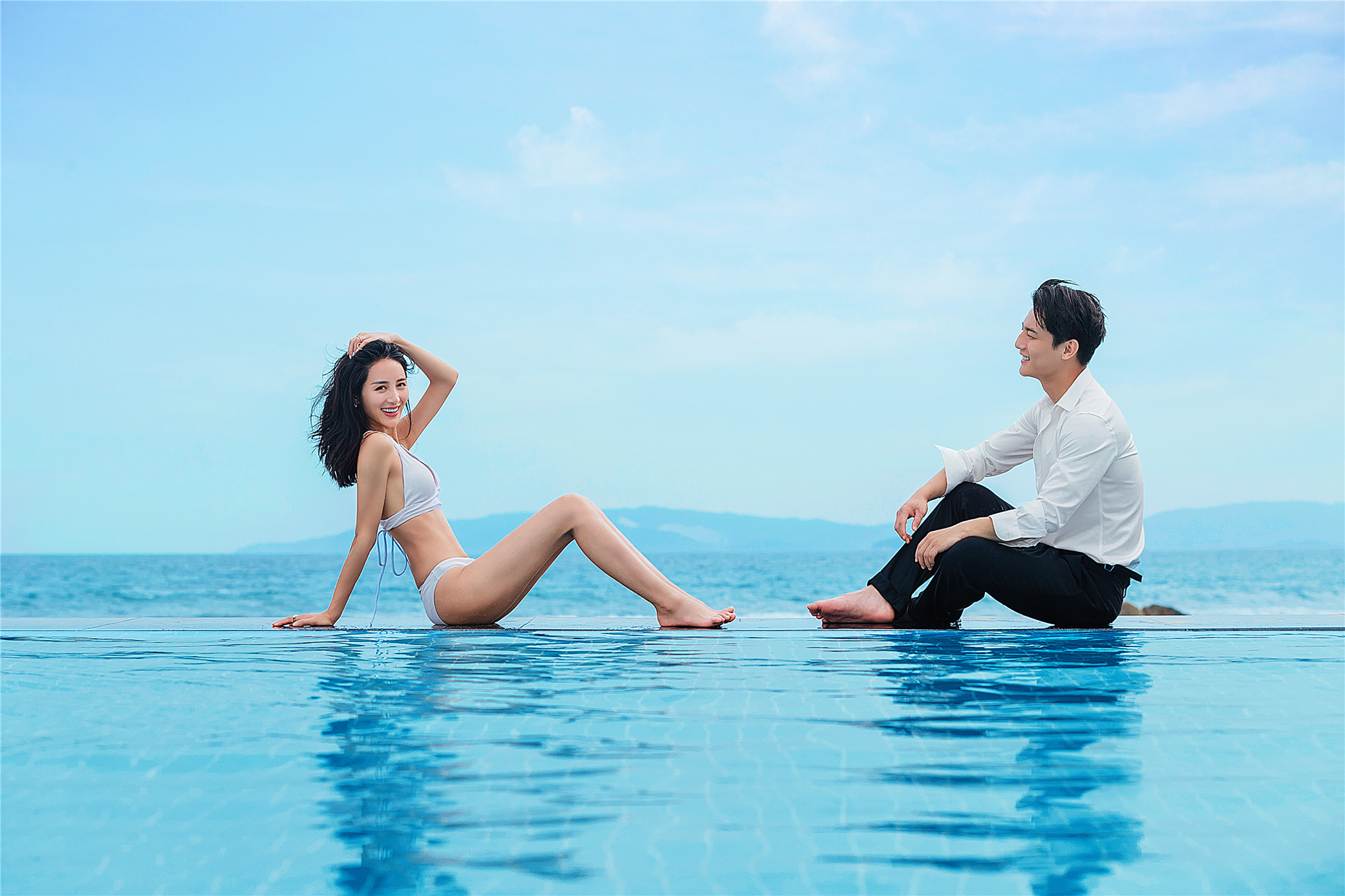 拍婚纱照影楼和工作室的区别,青海盐湖婚纱照旅拍工作室