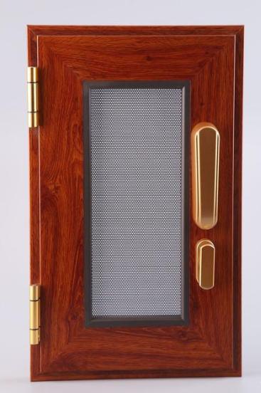 口袋锁纱窗对开,纱窗防盗锁