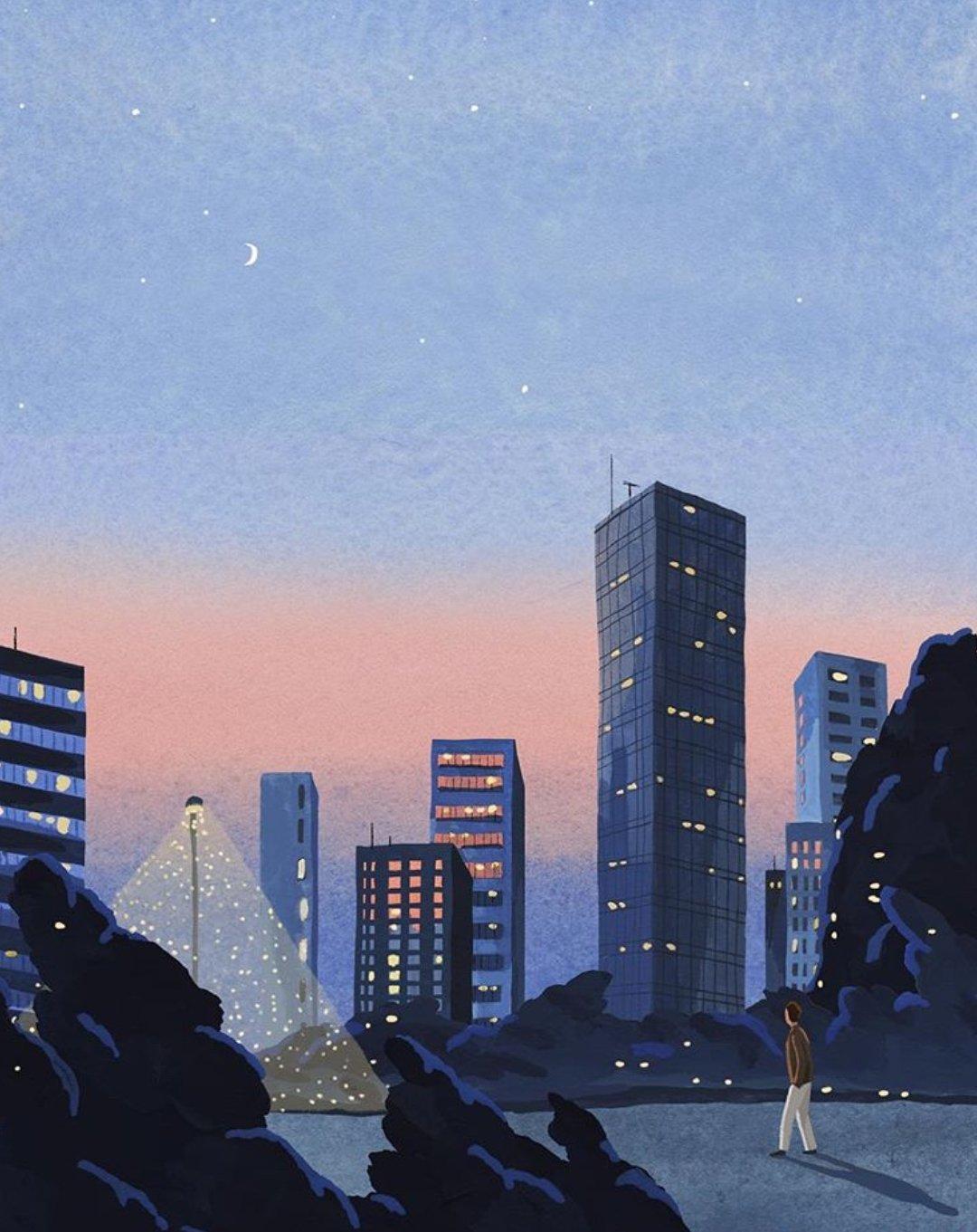 韩国插画师SEULAYI的旅行作品