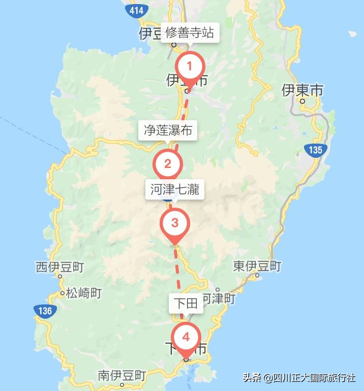 3日行走舞女激情步道体验伊豆万千浪漫