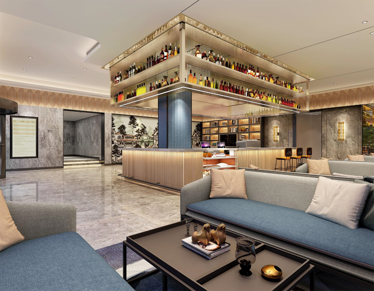 中西商务酒店设计风格,中西结合婚礼酒店布置