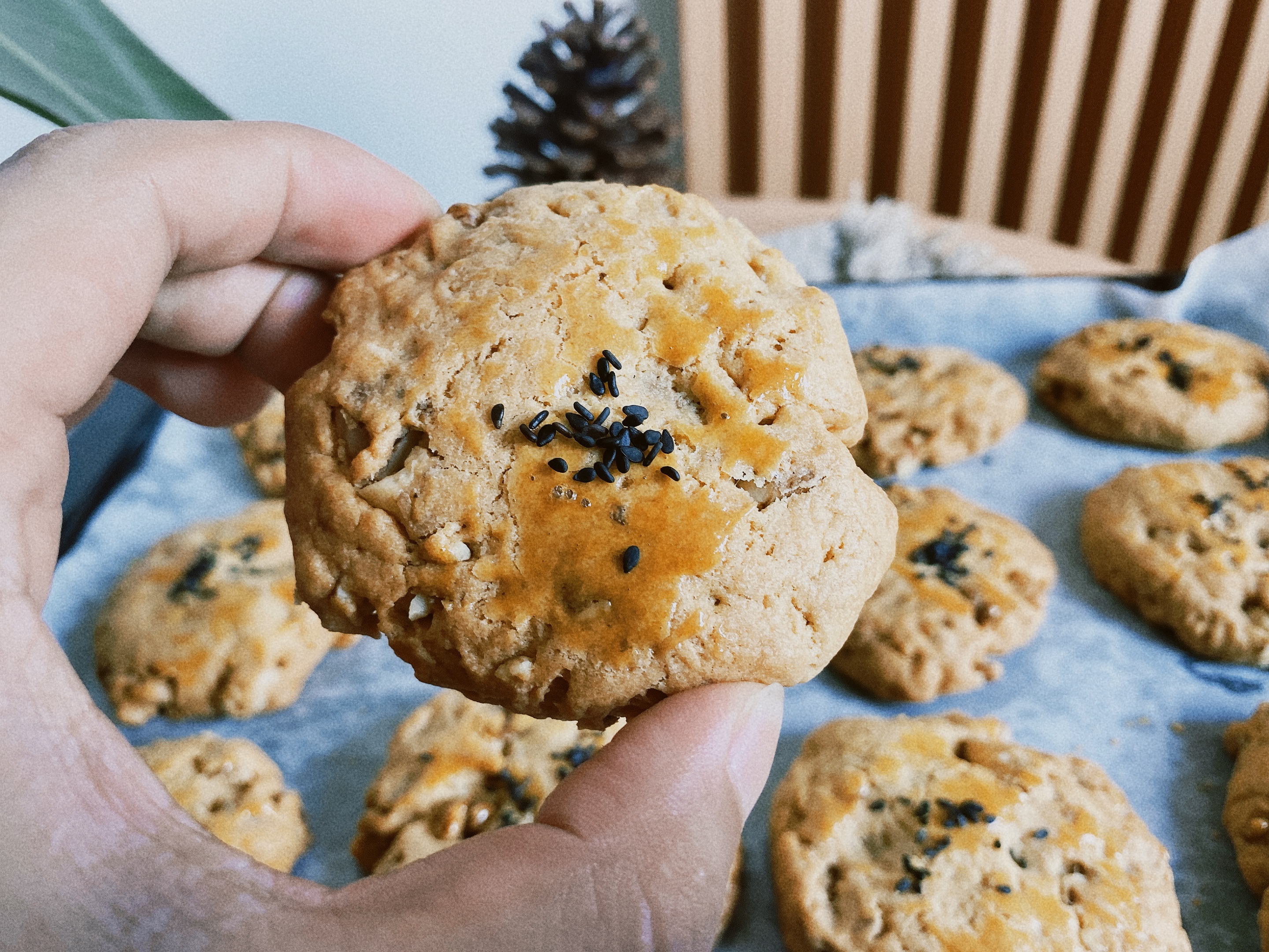 自制家常桃酥简单做法烤箱,手工制作桃酥月饼