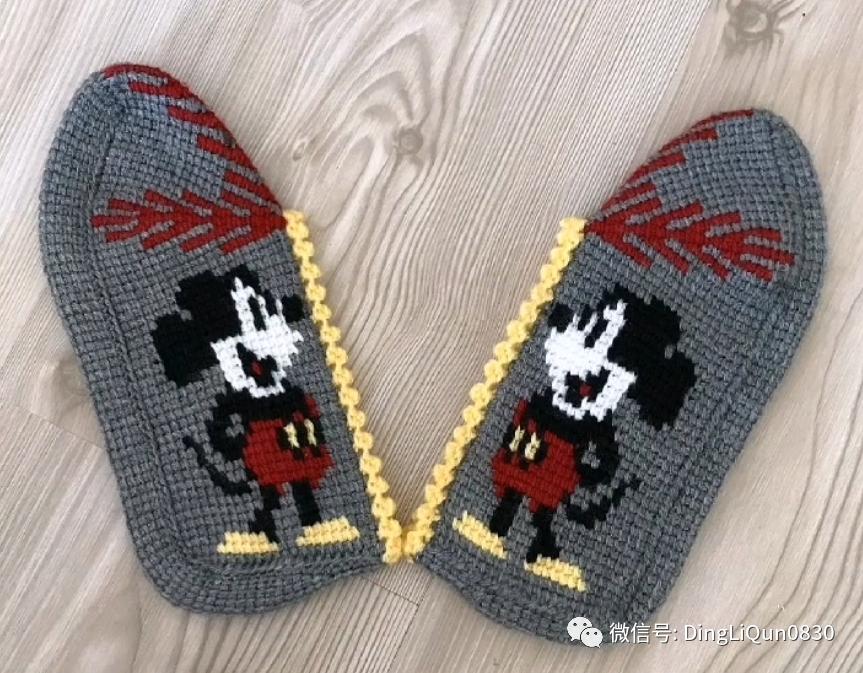 波西米亚风手工编织鞋子,针织作品50款