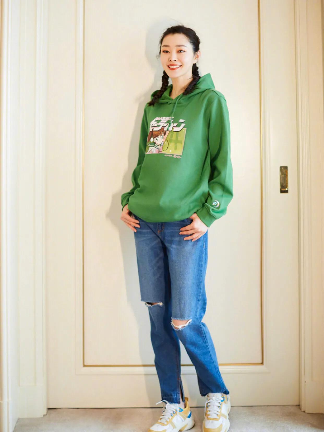 宋轶同款双马尾麻花辫,宋轶时尚穿搭可爱风减龄