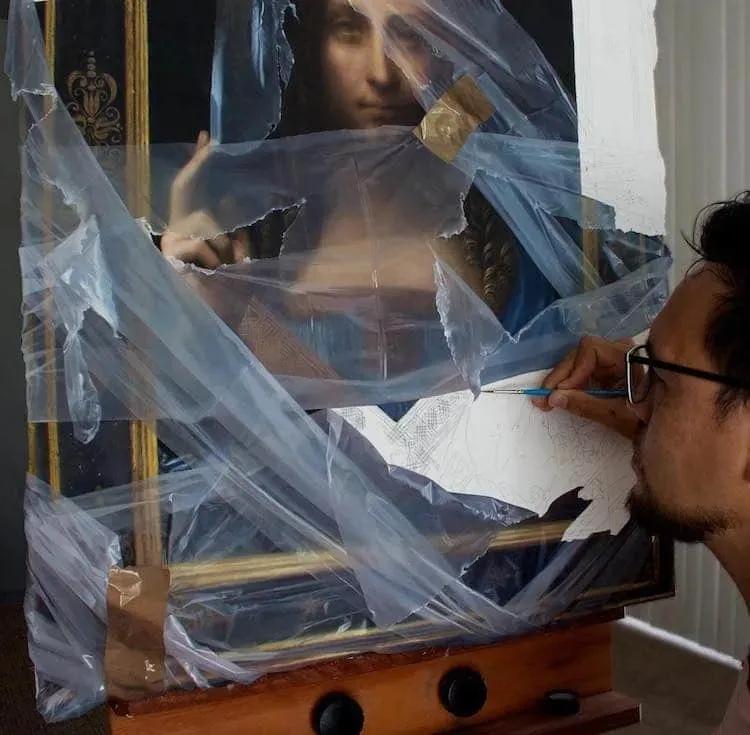 “塑料”艺术家“盗版”世界名画，明明是高仿之作，却人人称妙？