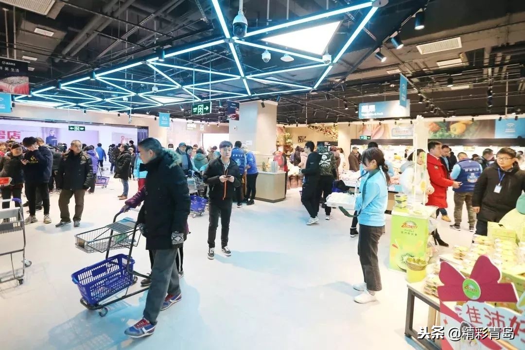 青岛盒马鲜生卓越皇后道店,青岛跑盒马鲜生怎么样