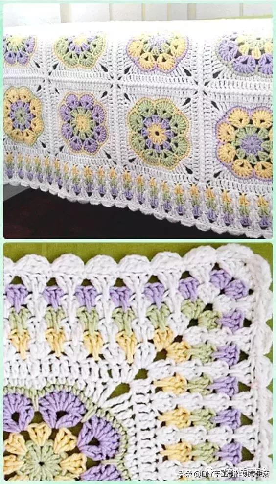 钩织春天的毛衣,钩编春天的花视频