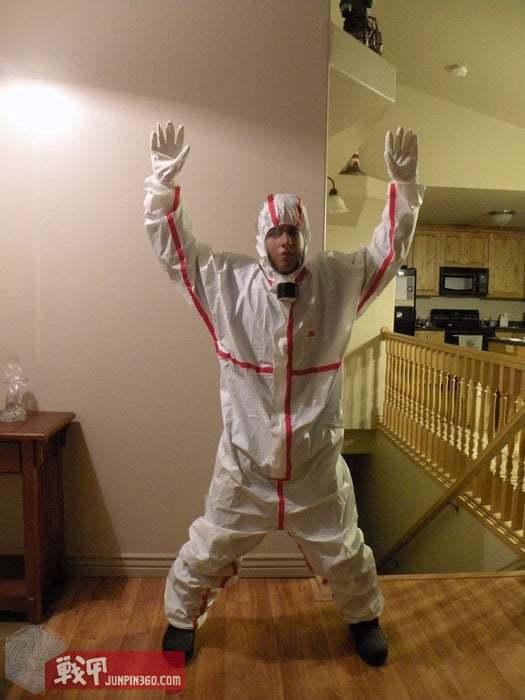 自制防毒面具的做法,自制猪嘴防毒面具