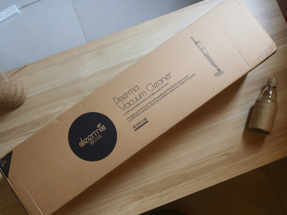 老表买了个小米有品上299的:德尔玛环吸背式吸尘器