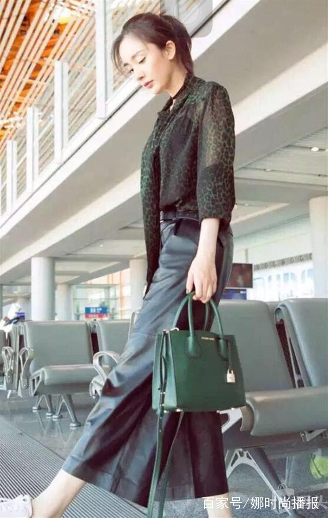 杨幂同款mk包包绿色铆钉,mk杨幂同款包包哪个颜色好看