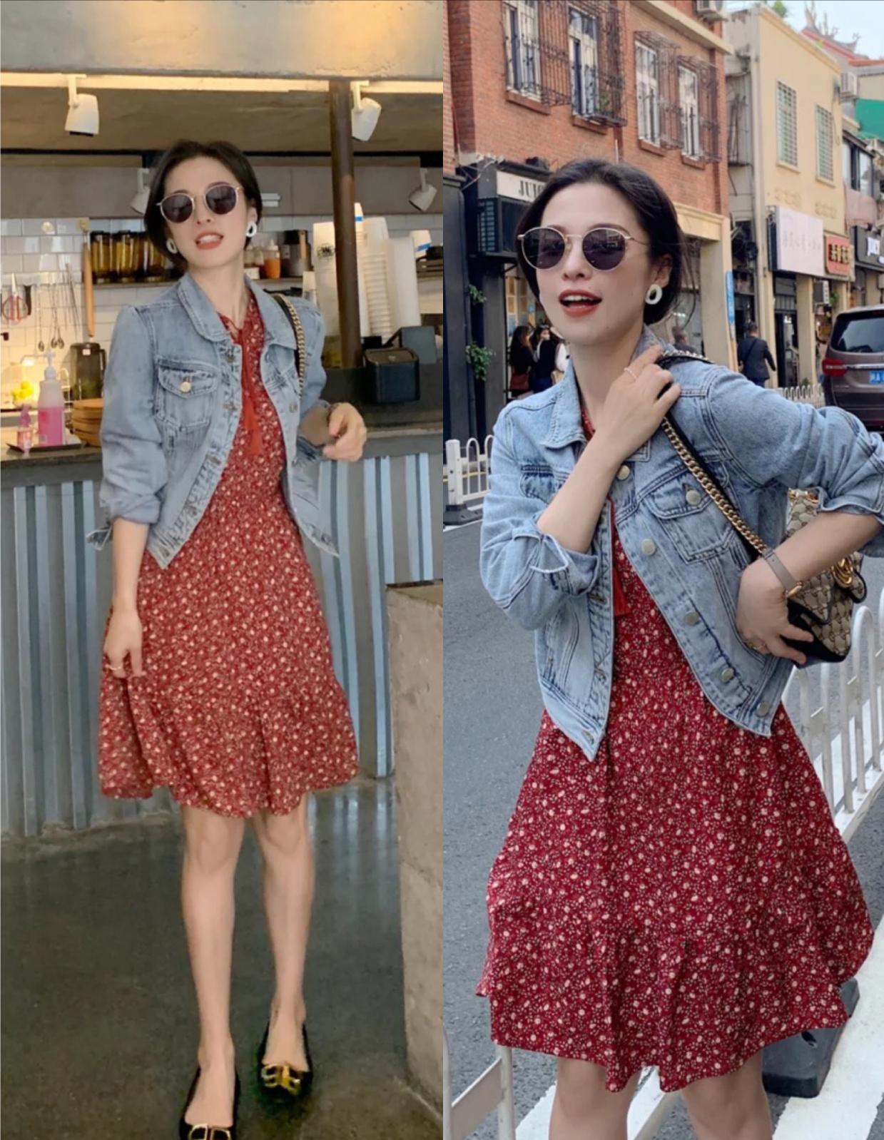 秋天的长款牛仔外套怎么搭配好看,今年最火爆款外套牛仔外套