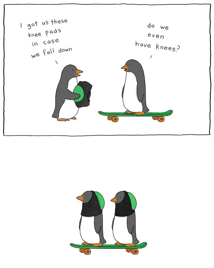 英文治愈系小漫画