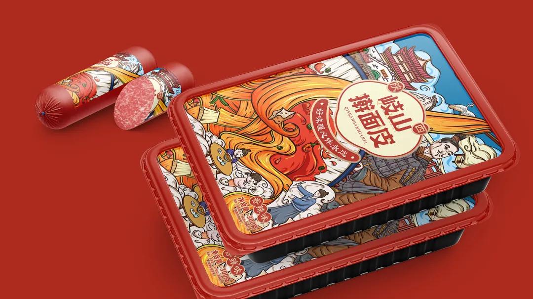 精致面条包装设计,面条如何包装出高级感