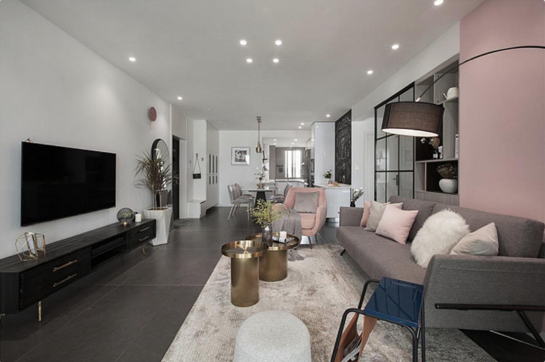 看了她的家，才知全屋吊顶“拉平”有多爽！随手一拍都是大气场面