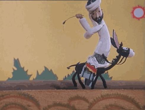 巧用动画片，打造乐学式美术课堂，少儿美术创意《可爱的小毛驴》