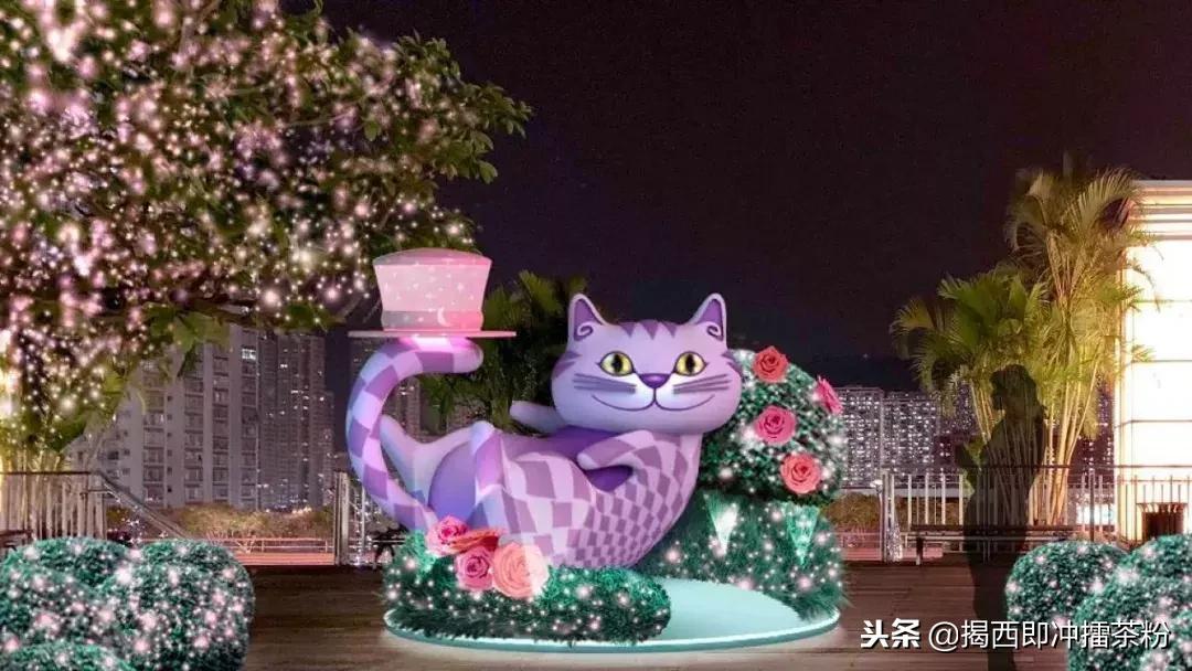 过分美丽!圣诞灯饰点亮香港:泰迪熊、比卡超、布丁狗陪你过圣诞