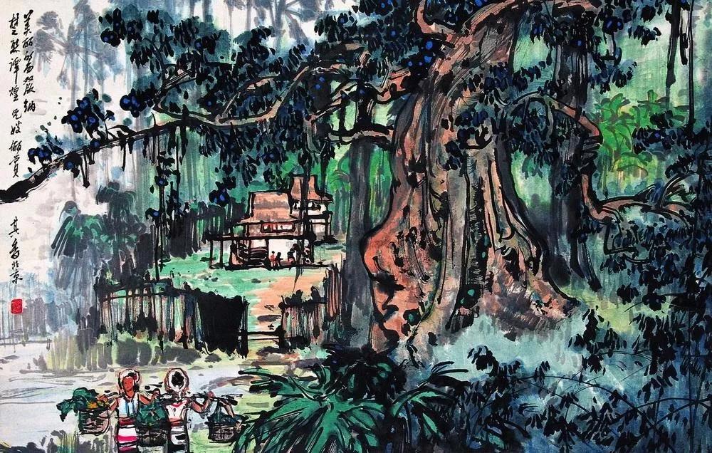 水墨画夜景欣赏,画夜景最好的中国画