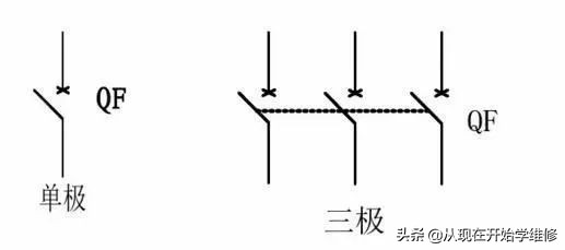 电工常见的电气元件符号及实物图,电气图纸符号vf是什么元件