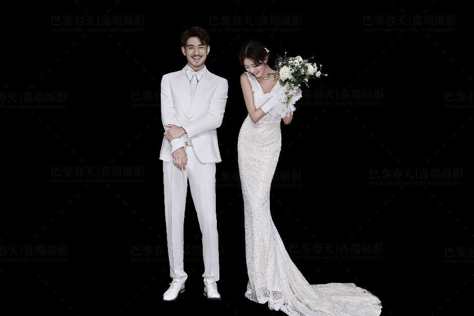 复古的婚纱照风格图片高清,高级感简约婚纱照室内