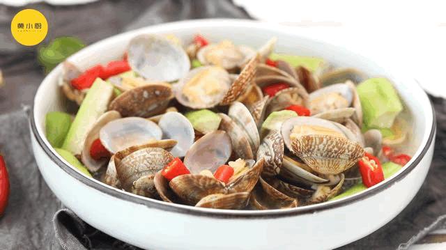 蛤蜊肉土豆烩丝瓜,丝瓜白果烩蛤蜊