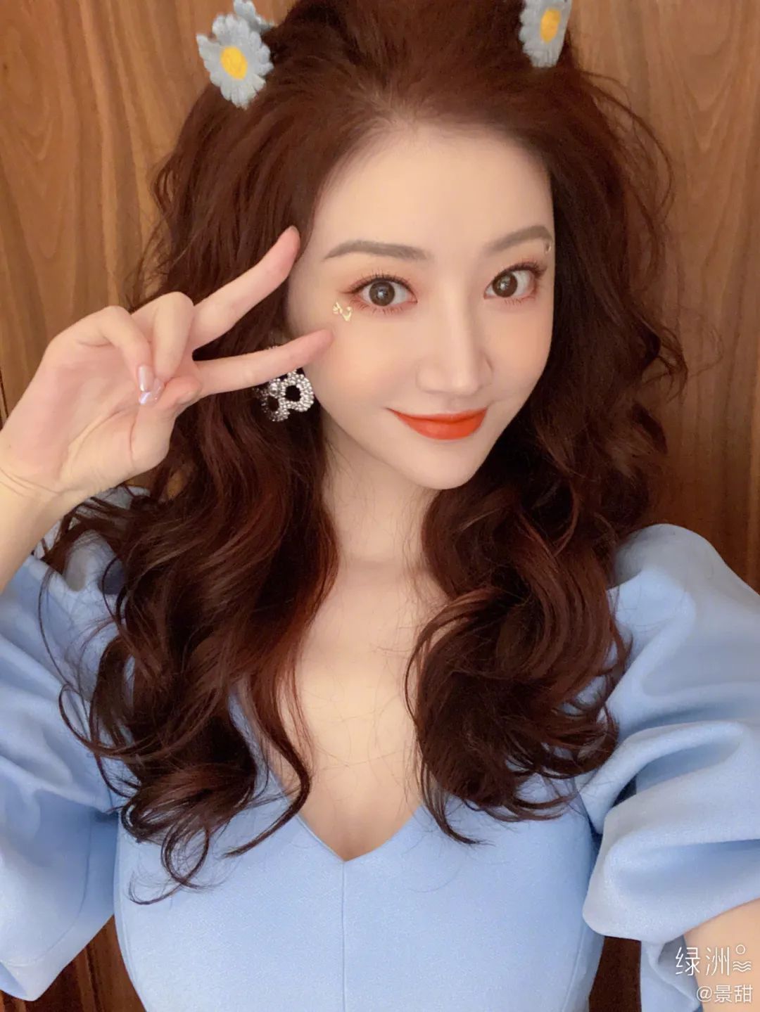 景甜眉毛属于什么眉形,景甜粗眉跟细眉的区别