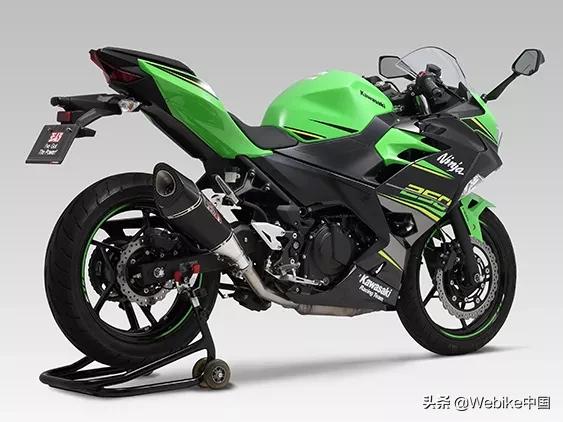 川崎ninja400原装排气管多少钱,川崎z400排气管为啥做得那么细