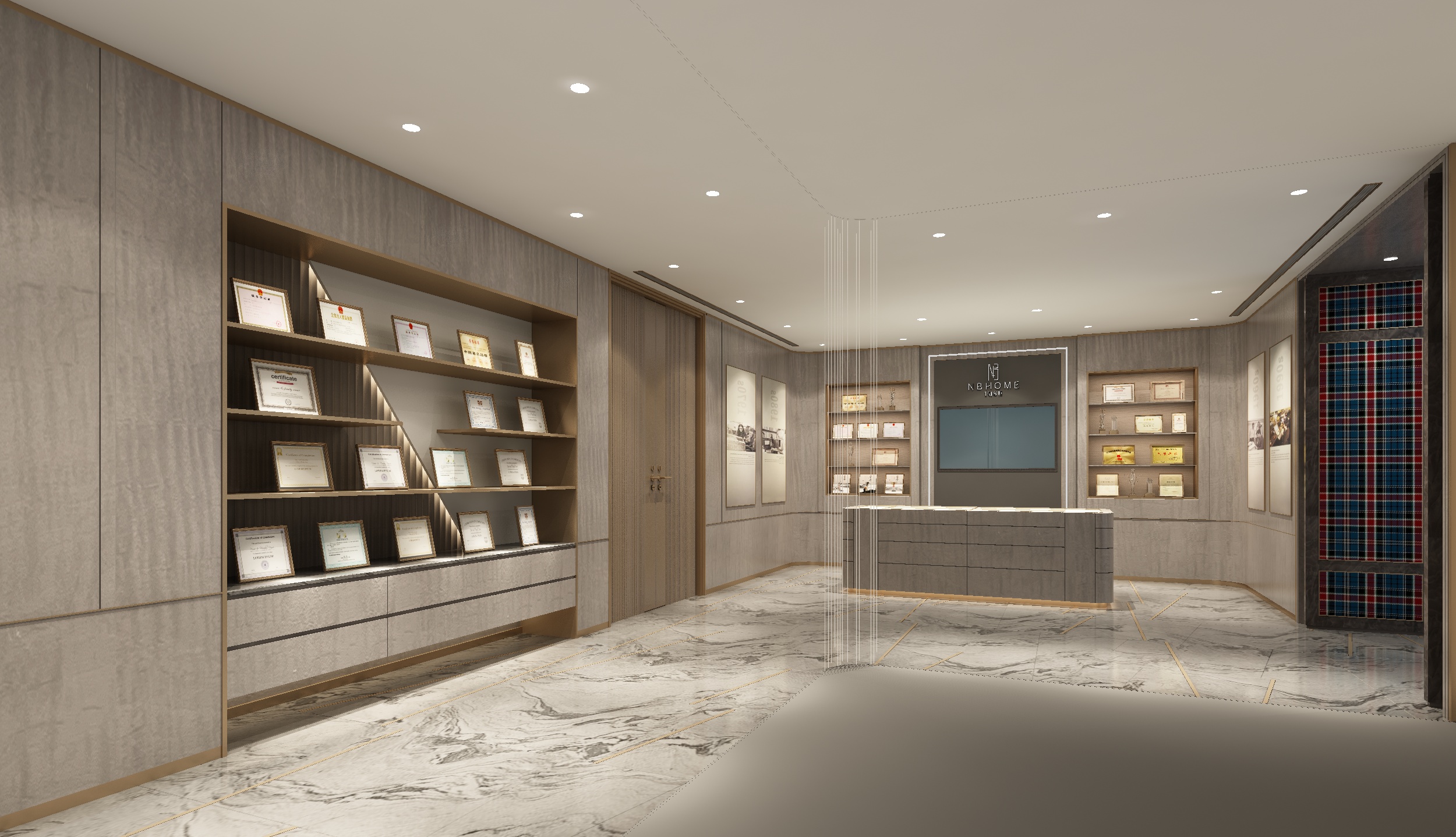 在中国创造一个欧洲轻奢的聚集地，NBhome1伽名柜体验店