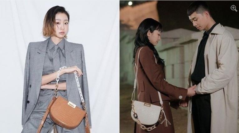 女神*用御**包!《夫妻的世界》金喜爱、朴敏英都爱背的JoyGryson