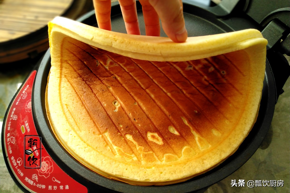 用电饼铛做简易红豆饼,红豆面食做法电饼铛