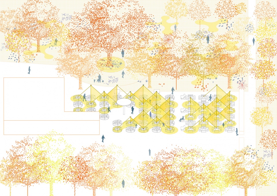 “篝火”空间装置，深圳/MAT超级建筑事务所