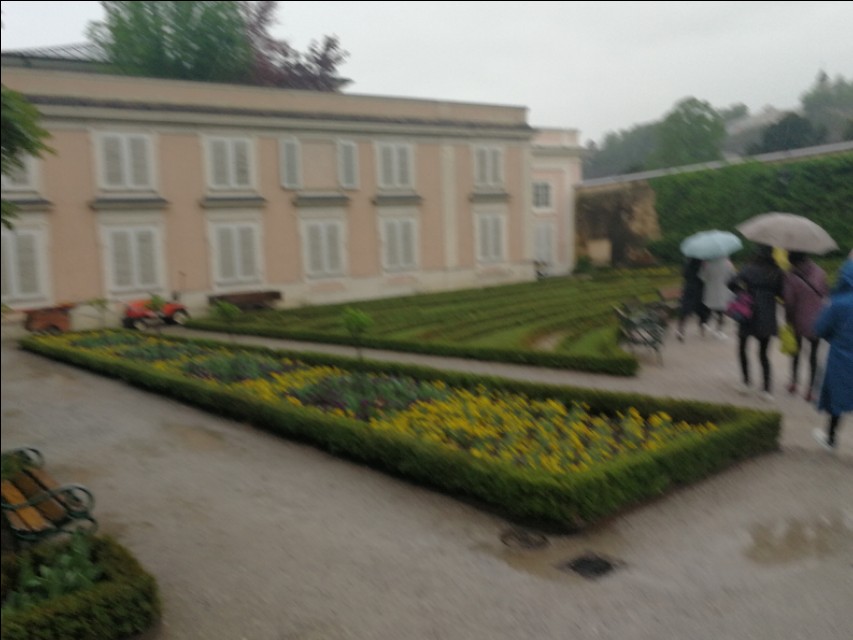 雨中奥地利乡村风景,奥地利小镇美景