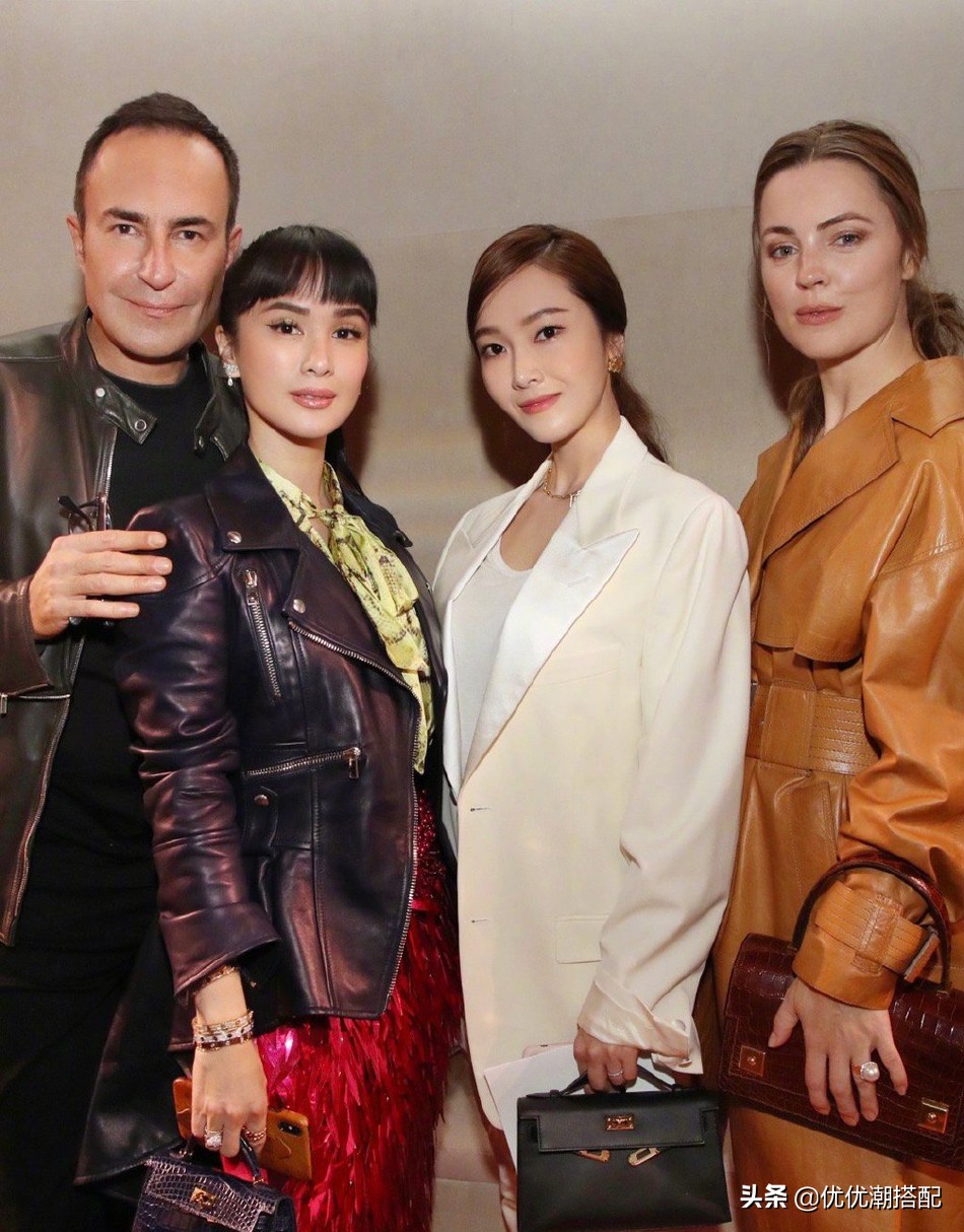 郑秀妍私服穿搭皮毛一体皮衣,郑秀妍最新穿搭