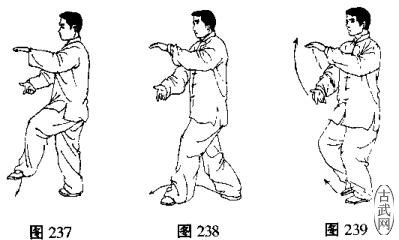 24式简化太极拳云手,杨式24式简化太极拳