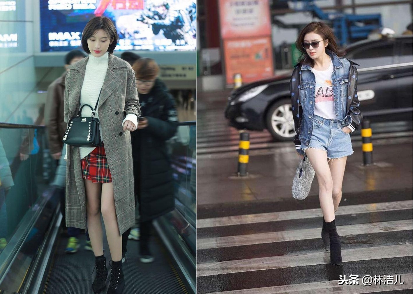 戚薇唐嫣杨幂宋茜,戚薇刘雯唐嫣穿皮草