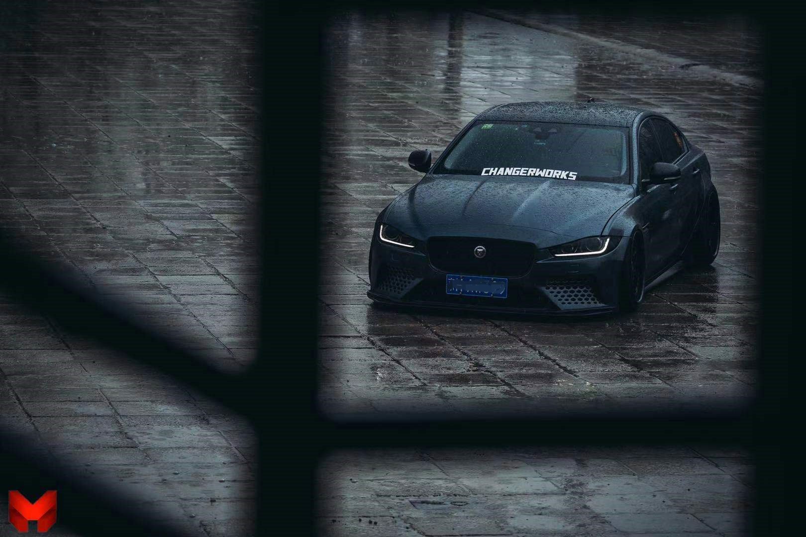 捷豹xe改装project8宽体,捷豹xe宽体