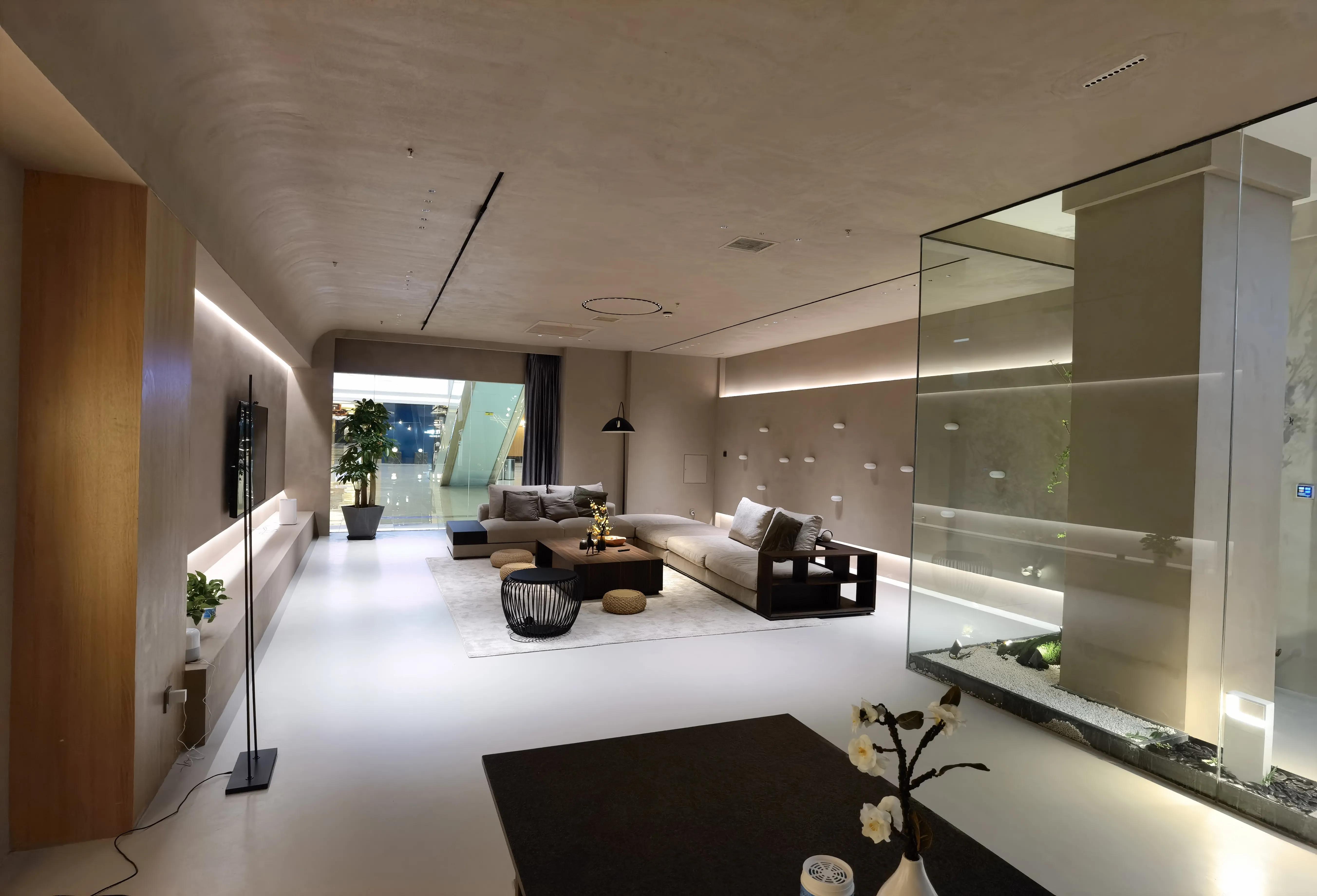 微水泥灰色效果,微水泥做地面优缺点