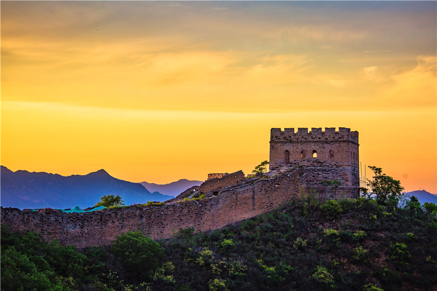修长城金山岭段,来金山岭长城看落日感受苍凉之美