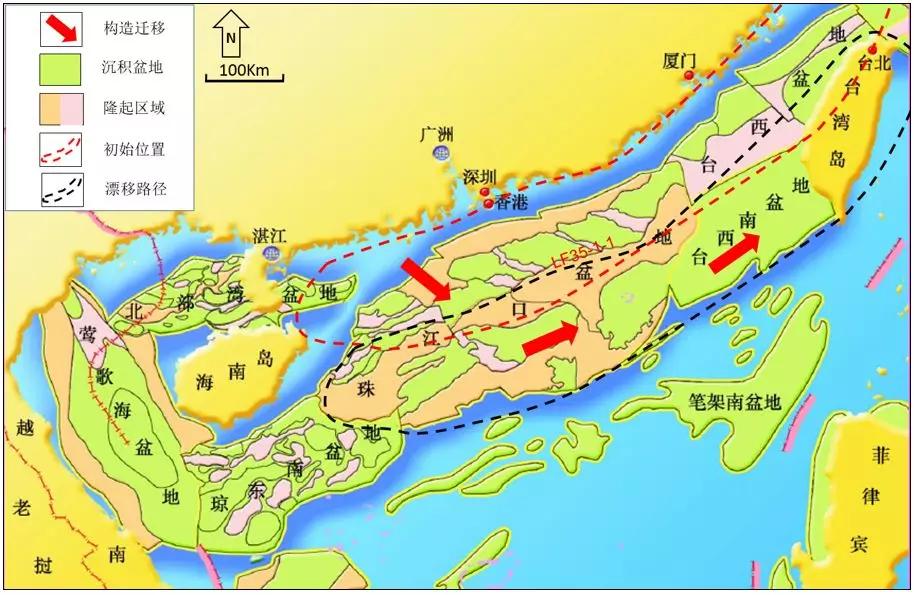 日本从中国裂解漂移-顺路生成了东海南海盆地和油气田？