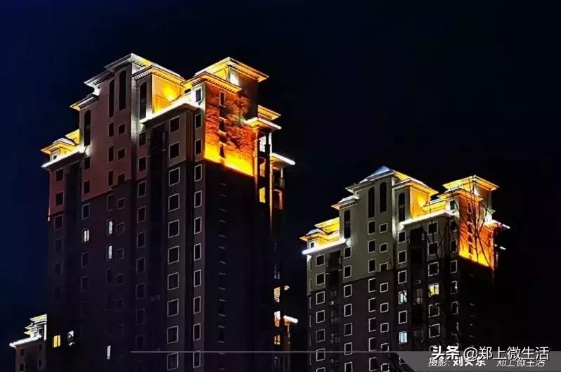 魅力小城夜景,魅力上街诗歌