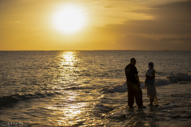 我最喜欢的地方海南三亚,三亚早晨的海滩