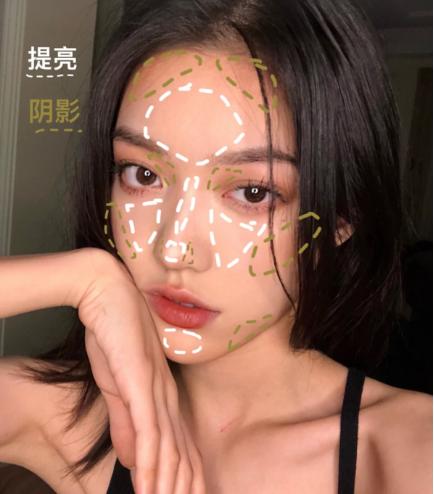 平价面部高光新手,好用的遮泪沟法令纹高光推荐