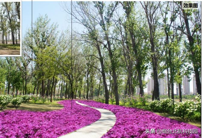 福山区夹河夜景,烟台福山区风景区