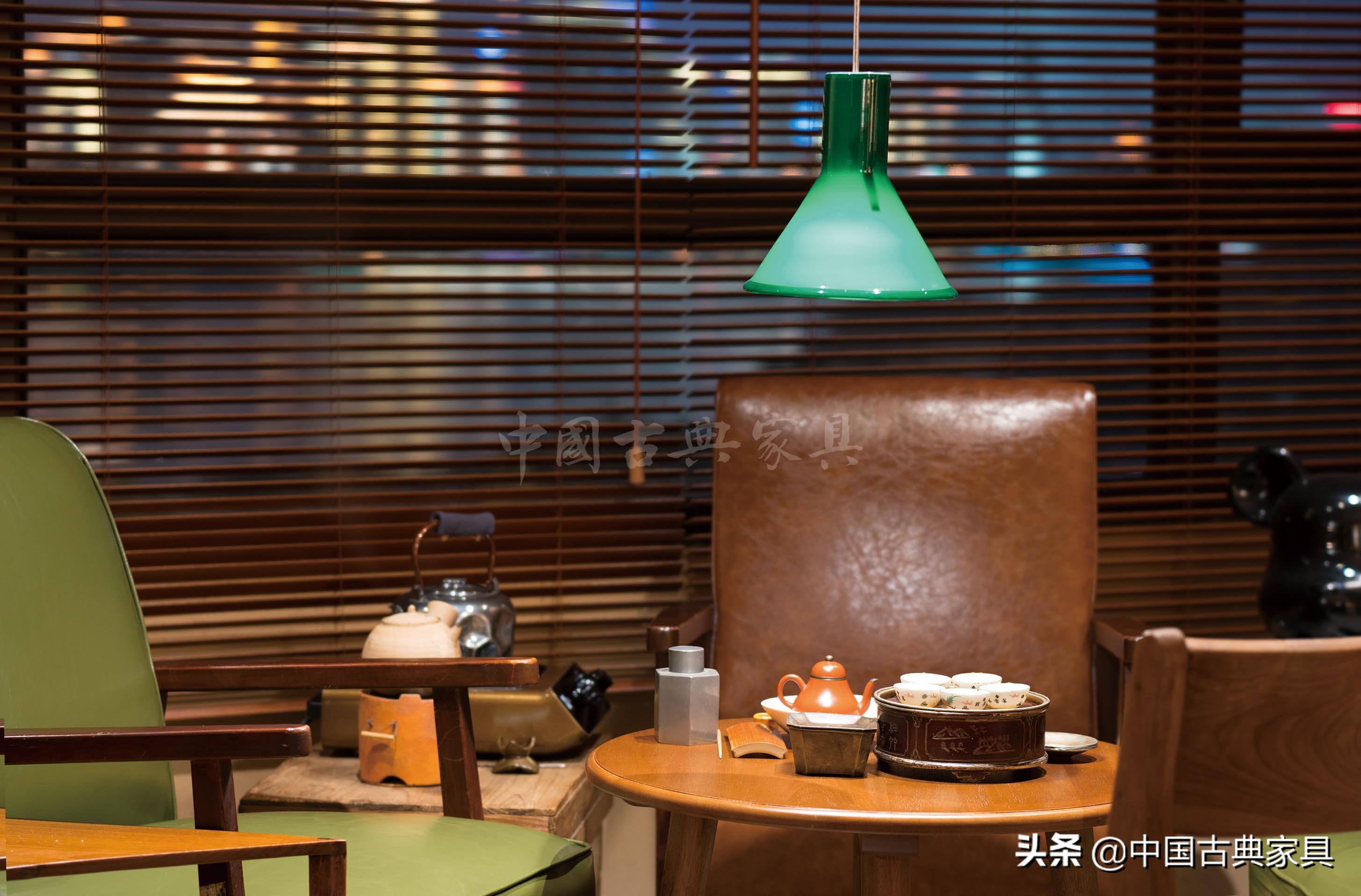 中式茶室禅意家具,民宿中式茶室家具设计