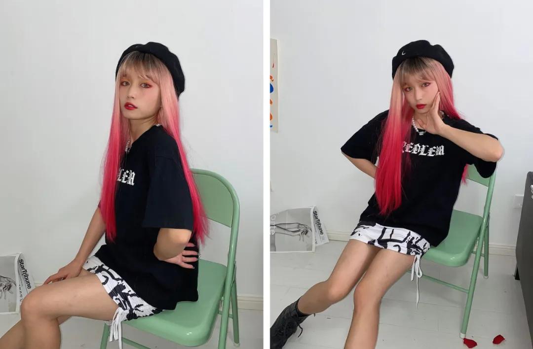 买100元之内的假发,几千元的假发实际效果