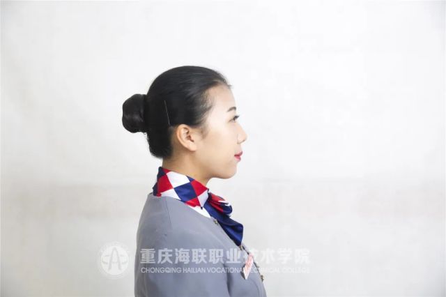 乘务员大光明盘发教程,空乘盘发教程大光明