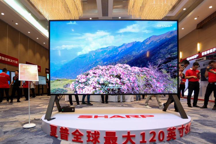夏普推出8k电视,夏普进入工程模式
