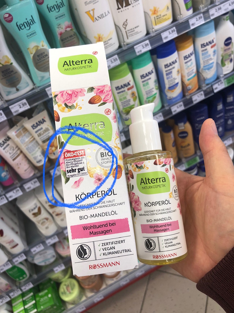 便宜又好用的身体油推荐,2.79欧元