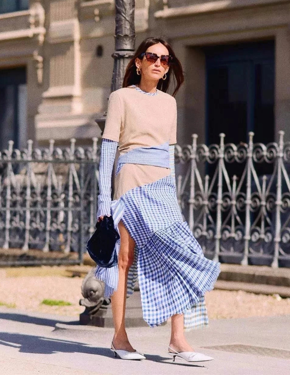 百搭不对称上衣搭配,不对称上衣穿搭