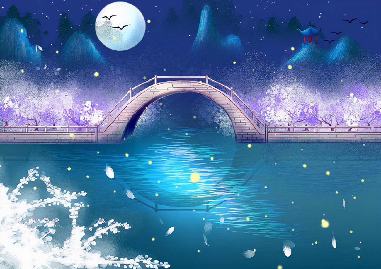 古诗中秋月阴晴圆缺,月有阴晴圆缺诗词